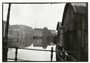 Vista da ponte para Prinseneiland em Amesterdão de George Hendrik Breitner
