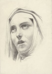Cabeça de uma freira de George Hendrik Breitner