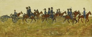Hussardos em Manobra de George Hendrik Breitner