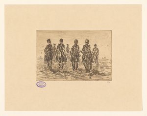 Hussardos a galope de George Hendrik Breitner