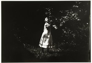 Retrato de uma menina em um jardim de George Hendrik Breitner