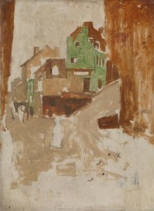 Rua em Montmartre, Paris de George Hendrik Breitner