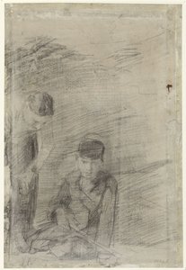 Dois rapazes a brincar de George Hendrik Breitner