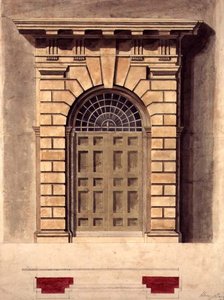 Design para um Palladian Door Surround de George Henry Bailey