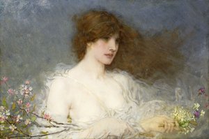 Um idílio de primavera, 1901
