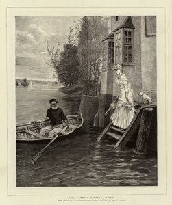 A balsa, uma tarifa delicada de George Henry Boughton