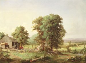 Paisagem de verão, 1862 de George Henry Durrie