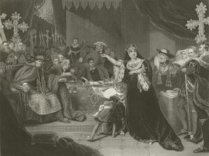 O julgamento de Catarina de Aragão, 1529