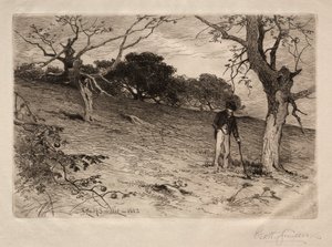 Um pomar velho de Nova Inglaterra, 1883.