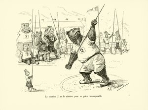 O número 2 era admirado pela sua graça incomparável (litografia) de George Henry Thompson