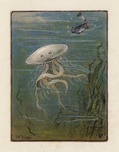 A medusa (litografia a cores) de George Henry Thompson