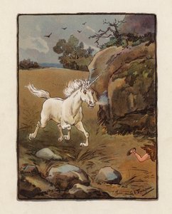 O Unicórnio (litografia a cores)