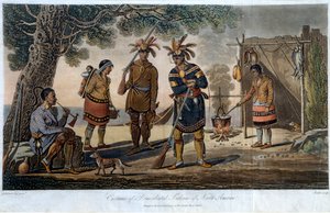 Fantasias de índios Domiciliados da América do Norte, por Heriot, George (1766-1844)