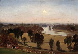 Vista do monte de richmond de George Hilditch