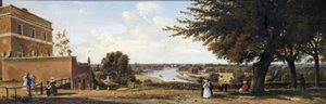 Vista de Richmond Hill com Wick à esquerda, 1837 de George Hilditch