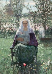 A Mãe Santíssima. 1892 de George Hitchcock