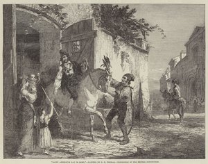 Dia de Santo Antônio em Roma, Exposição da Instituição Britânica de George Housman Thomas