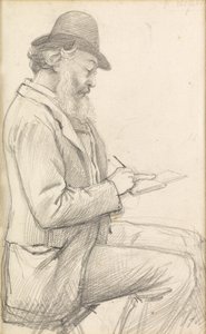 Lord Leighton Sketching