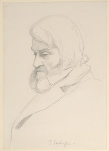 Retrato de Thomas Carlyle, c.1875