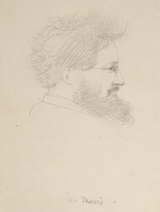 Retrato de William Morris, c.1875