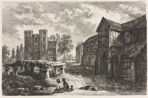 Kenilworth, 1827, publicado em 1848. de George II Cuitt