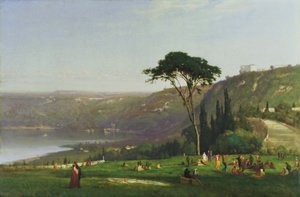 Lago Albano de George Inness