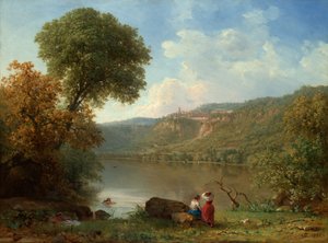 Lago de Nemi de George Inness