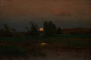 Nascer da lua de George Inness