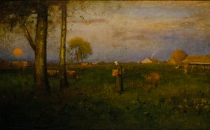 Pôr do sol, 1884. de George Inness