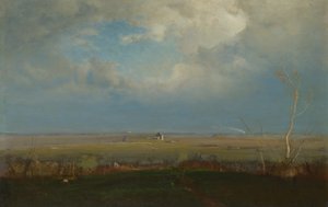 Crepúsculo em Itália de George Inness