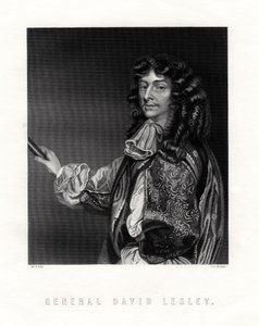 David Leslie, Lord Newark, oficial da cavalaria e general na Guerra Civil Inglesa, século XIX de George J. Stodart