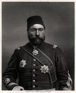 Osman Nuri Pasha, marechal de campo do Império Otomano, século XIX