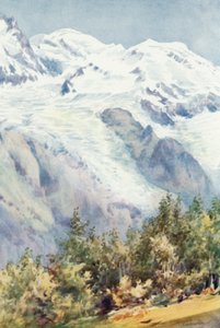 Mont Blanc da Pedra Ruskin (cor litho)