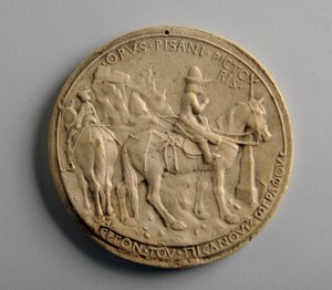 Medalhão de gesso de George James Frampton