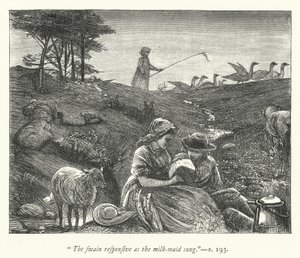 Ilustração para The Deserted Village (gravura)