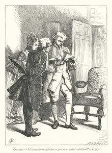 Ilustração para O Homem Bem-Aventurado (gravura) de George John Pinwell
