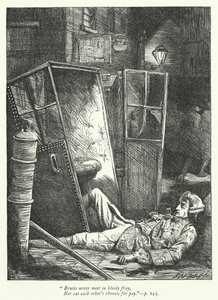 Ilustração para The Logicians Refuted (gravura) de George John Pinwell