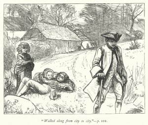 Ilustração para O Vigário de Wakefield (gravura) de George John Pinwell