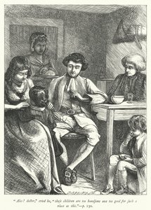 Ilustração para O Vigário de Wakefield (gravura) de George John Pinwell