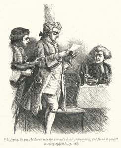 Ilustração para O Vigário de Wakefield (gravura) de George John Pinwell