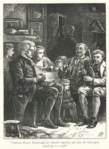 Ilustração para O Vigário de Wakefield (gravura) de George John Pinwell