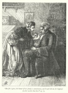 Ilustração para O Vigário de Wakefield (gravura) de George John Pinwell