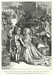 Ilustração para O Vigário de Wakefield (gravura) de George John Pinwell