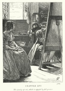 Ilustração para O Vigário de Wakefield (gravura) de George John Pinwell