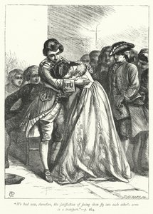 Ilustração para O Vigário de Wakefield (gravura) de George John Pinwell