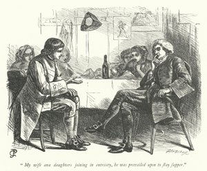 Ilustração para O Vigário de Wakefield (gravura) de George John Pinwell