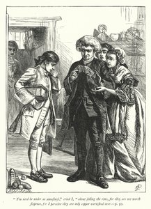 Ilustração para O Vigário de Wakefield (gravura) de George John Pinwell
