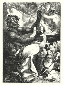 Pan Vinctus - Pan Victor (gravura) de George John Pinwell