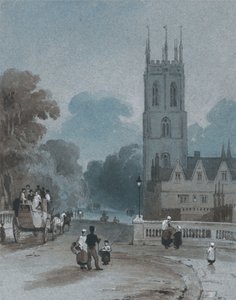 Torre e ponte de Magdalen, Oxford de George Jones