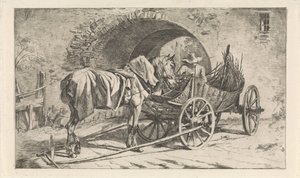 Vagão de carvão em um portão Vagão de carvão (título da série) de George Jooss